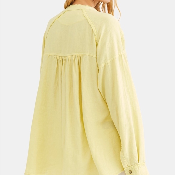 Free People Oversized Button Down Tunic - Size M - Picture 2 of 2